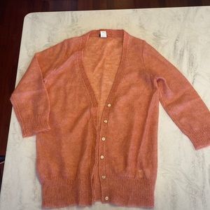 J crew 3/4 sleeve v-neck cardigan